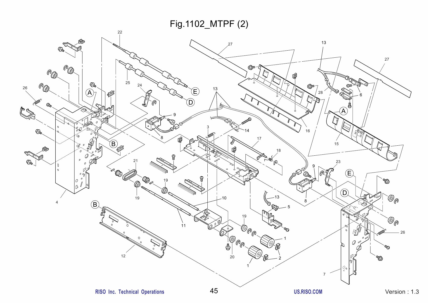 RISO HC 5000 Parts List Manual-4